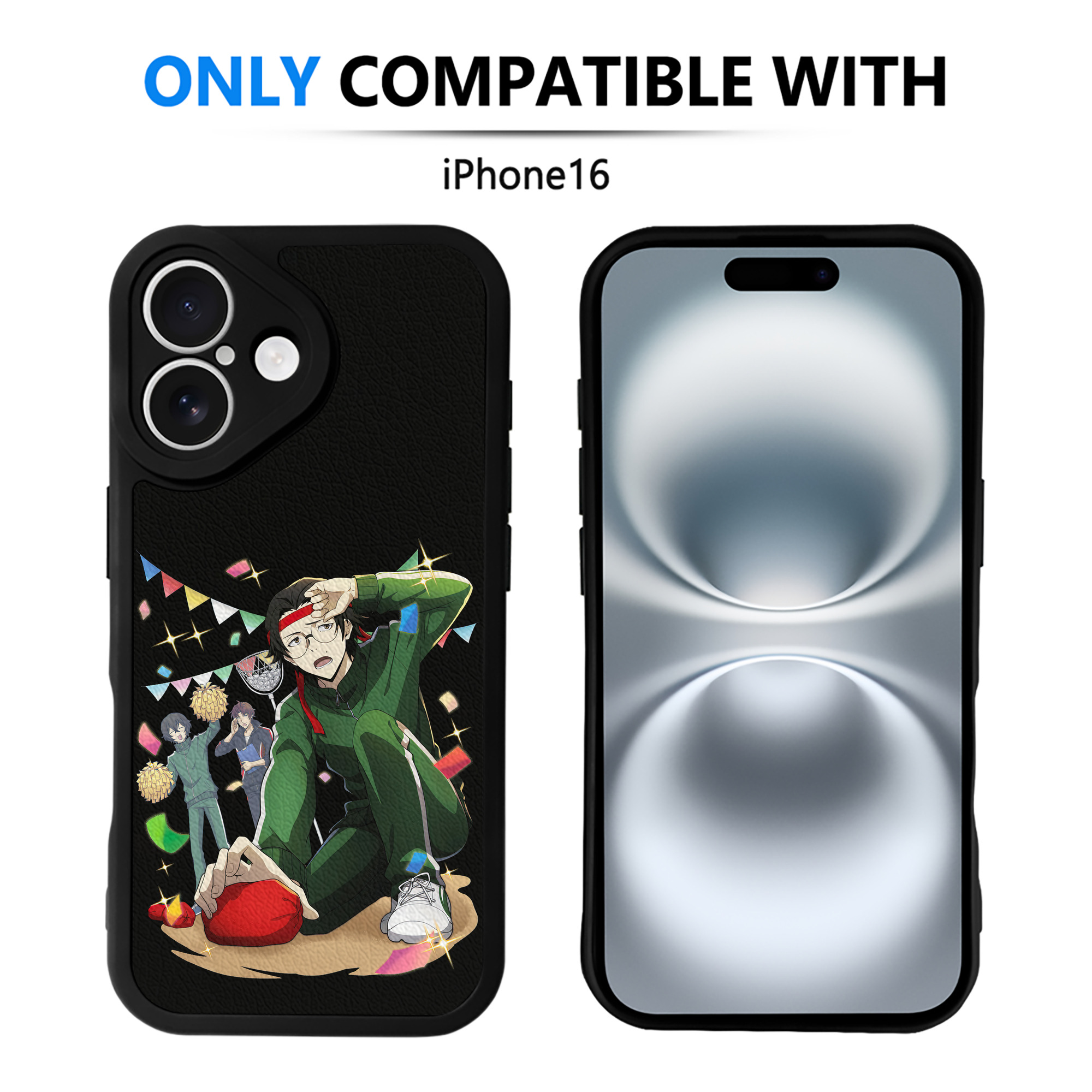 （画像用） 文豪ストレイドッグス Bungo Stray Dogs 【iPhone 16シリーズ対応】シリコンスマホケース（レザー調） 材質：シリコン